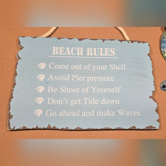 Beach bathroom wall decor - Picture 2 of 4